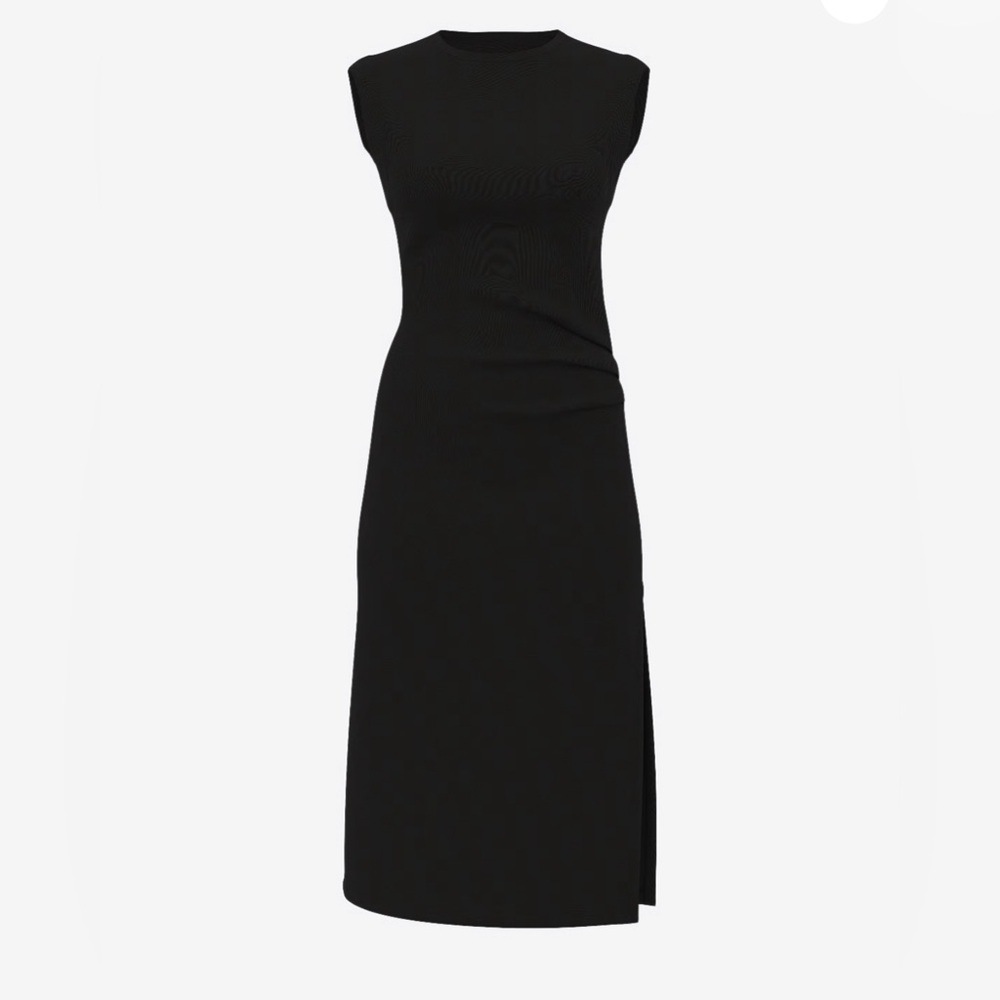 Victoria's Secret VSX MIDI Black Sleeveless Dress Med NWT - Picture 4 of 4